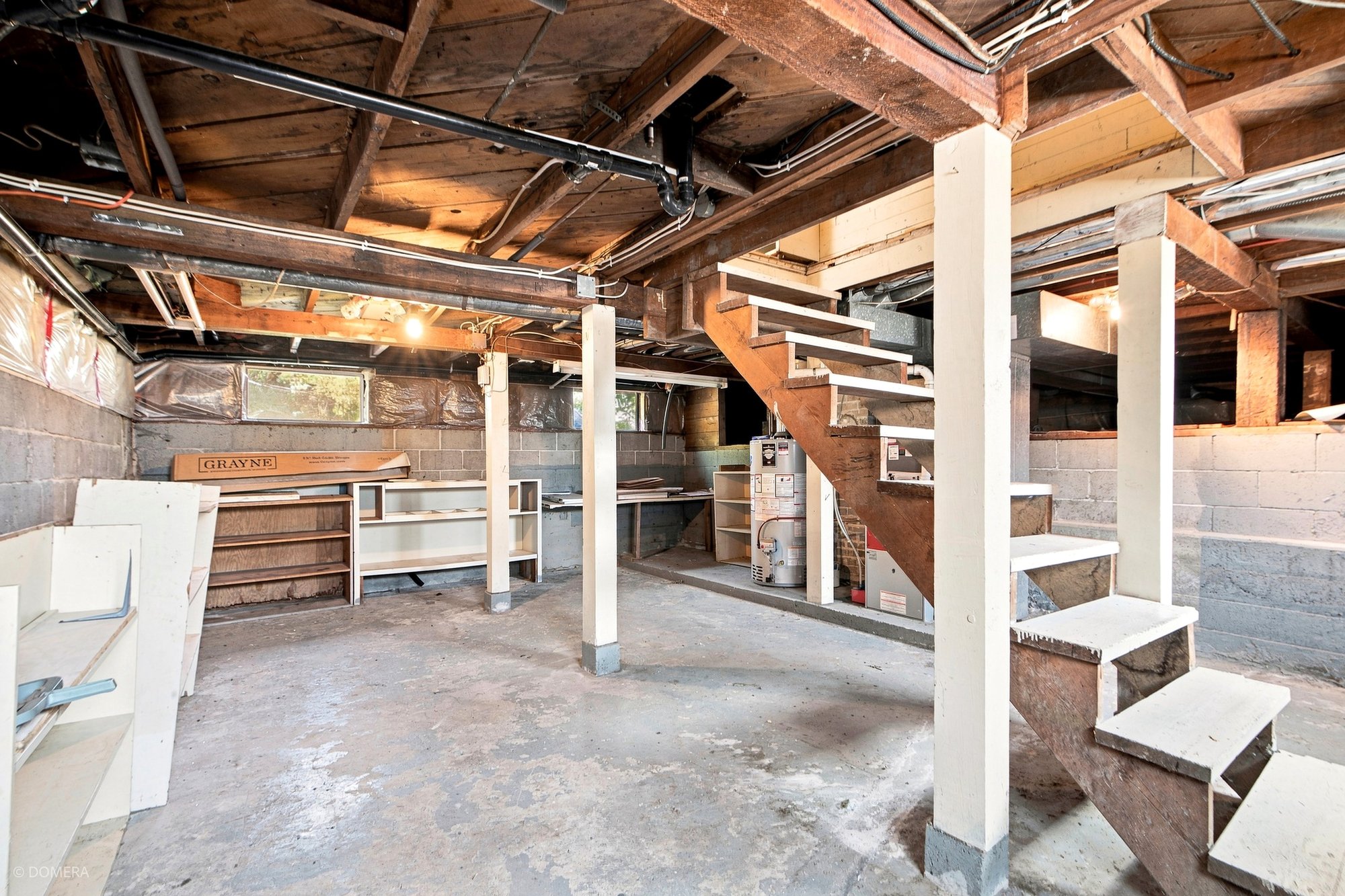 Unfinished basement